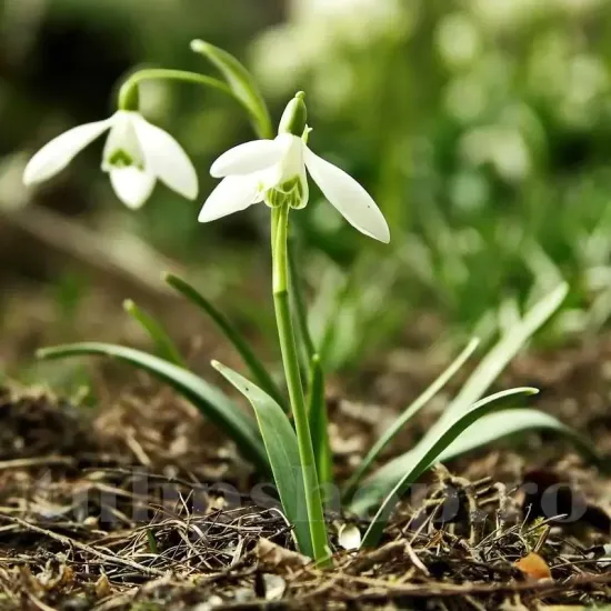 Bulbi Ghiocei Nivalis (Galanthus) ghiocei de padure nivalis bulbi flori