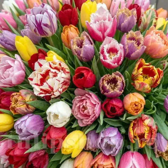 Pachet Bulbi Lalele Premium Mix50 (Tulip) bulbi lalele premium mix50 gradina primavara