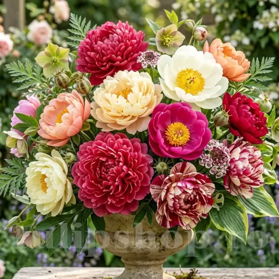 bujori paeonia mix 10 radacini calitate superioara toamna