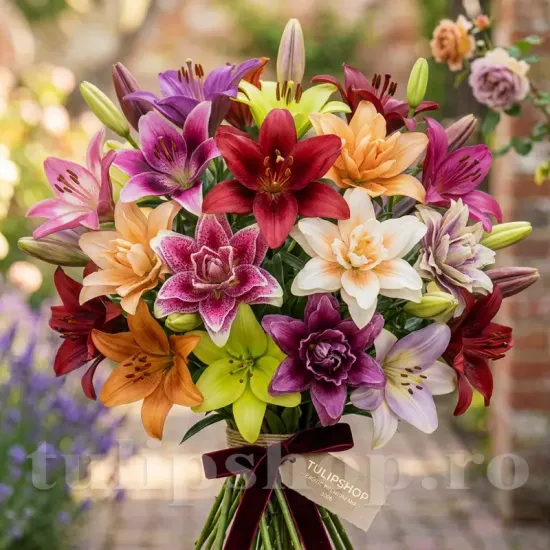 Pachet Bulbi Crini Toamna Mix10 (Lilium) bulbi crini premium mix10 multicolor parfumat toamna