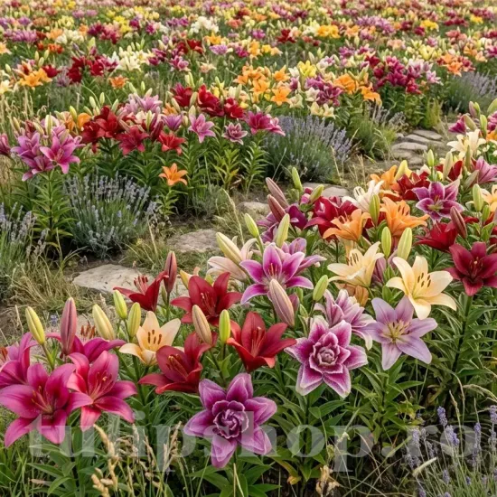 Pachet Bulbi Crini Toamna Mix10 (Lilium) pachet bulbi crini de toamna mix 10 flori mari