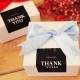Etichete autoadezive negre Thank You Handmade2