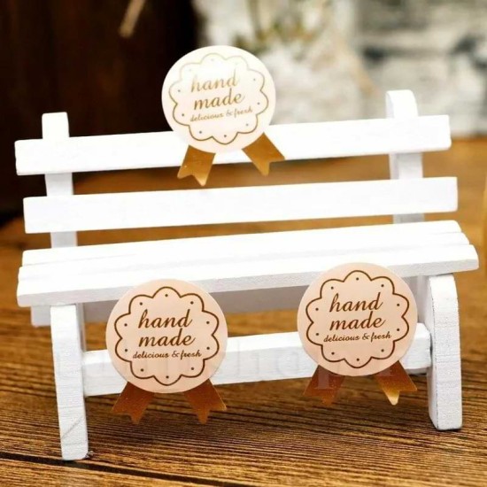 Etichete autoadezive ribbon Handmade