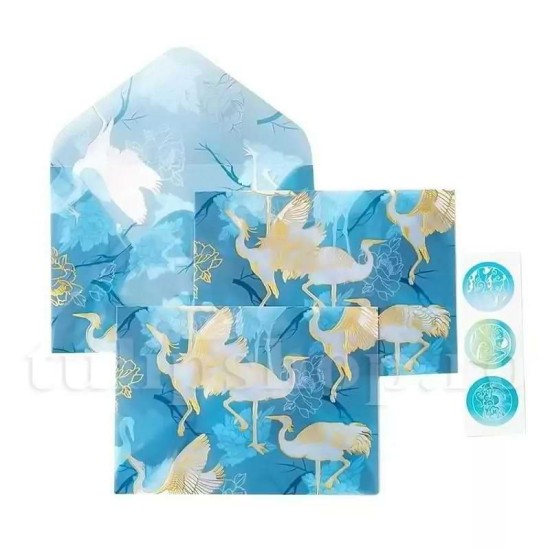 Plic translucid cocori imperiali albastru1