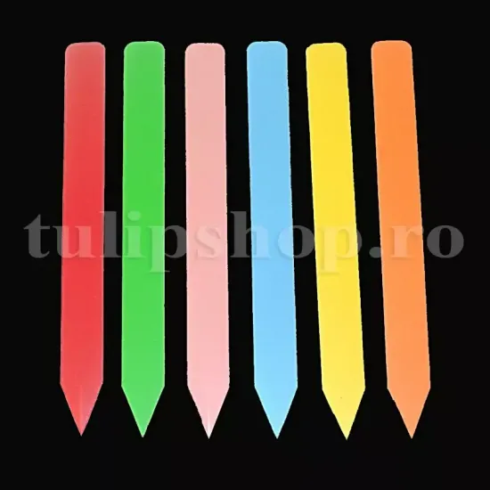 Etichete plante plastic multicolore Etichete plante plastic multicolore
